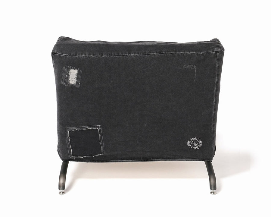 RODEZ CHAIR BLACK DAMAGE DENIM Rod chair black damage denim