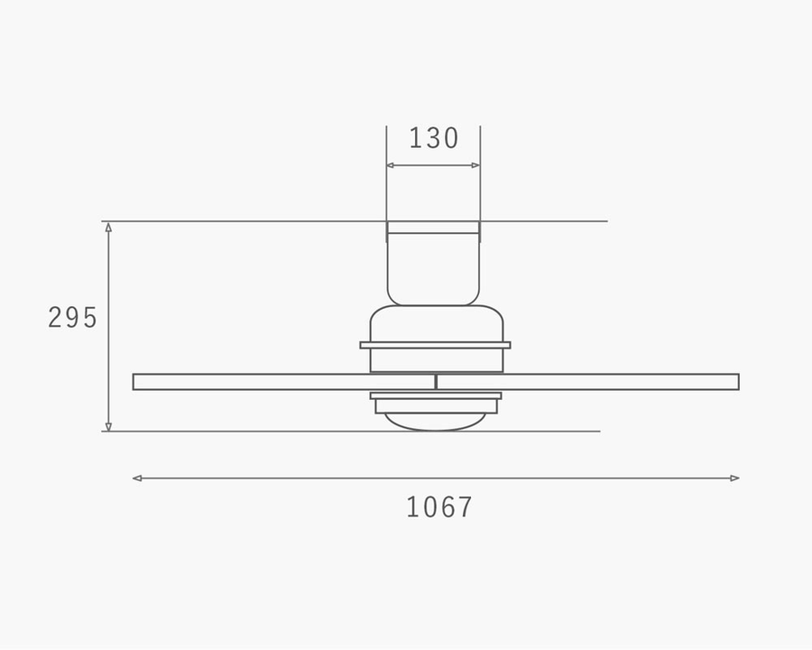 BAR WOOD Ceiling Fan バルウッドシーリングファン