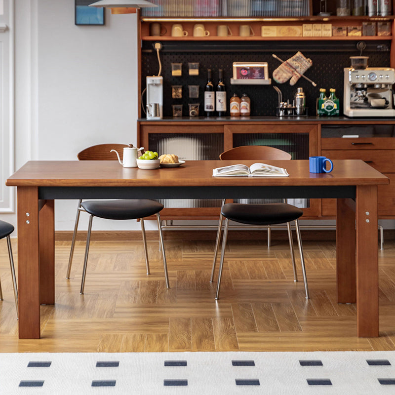 Boxwood simple wooden dining table