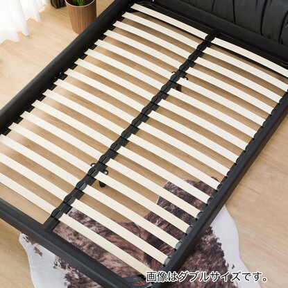 Slatted Queen Bed Frame (Salas/BK)