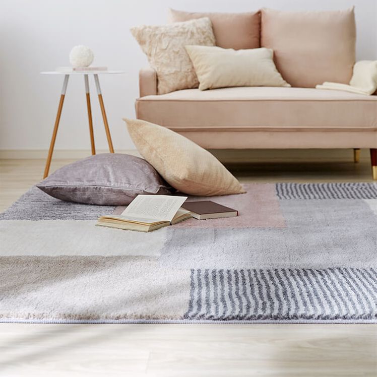 シャギーラグ 絨毯 グラフィカル 滑り止め付き L [250×200cm]