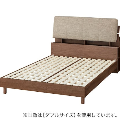 Slatted Queen Bed Frame (CS-001 MBR/BE LEG/LOW)