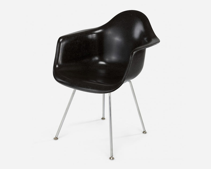 Fiberglass Arm Shell Chair JETBLACK ブラック