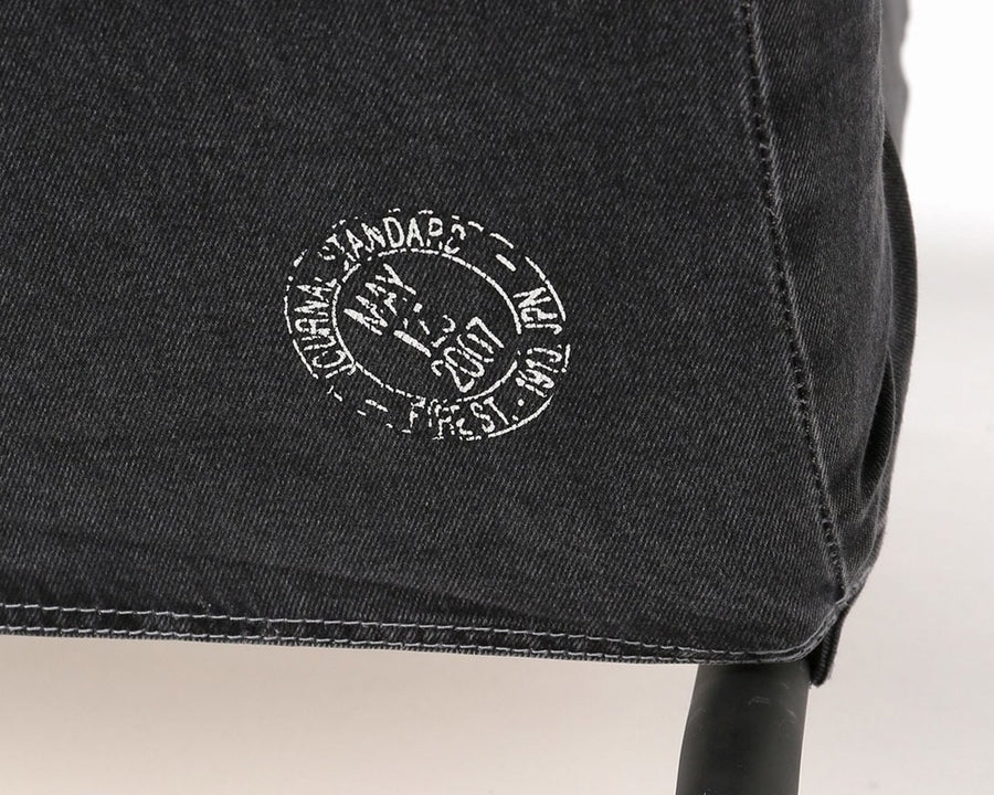 RODEZ CHAIR BLACK DAMAGE DENIM Rod chair black damage denim