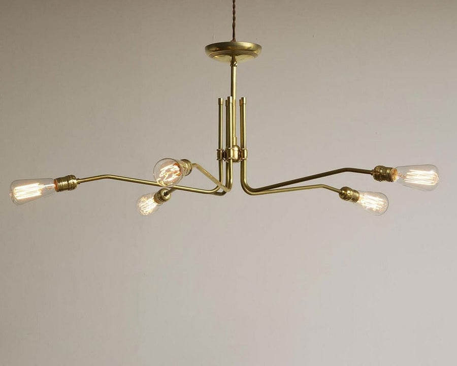 Solid Brass Lamp Long 5ARM Solid Brass Lamp Long 5 Arm