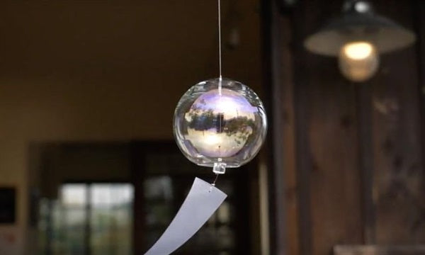 Rainbow colored wind chime S
