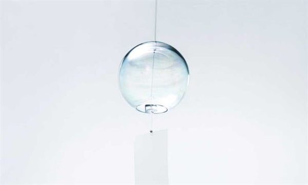 Rainbow colored wind chime M