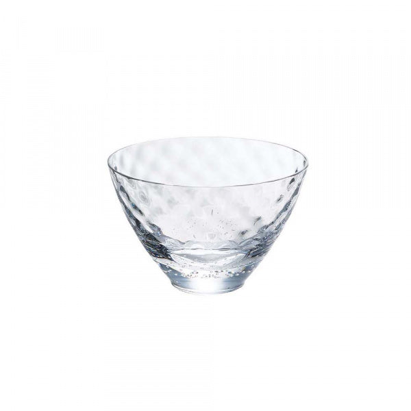 FRACTAL Glass Small Bowl, Clear