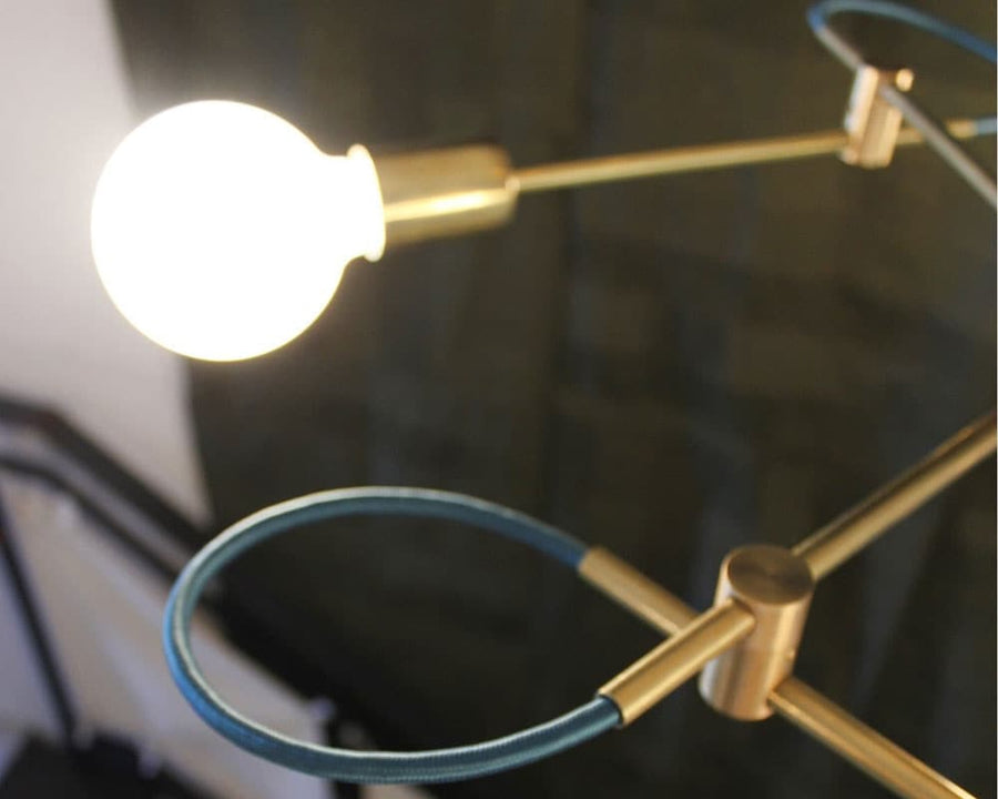 Solid Brass Lamp Tri Loop Lamp Solid Brass Lamp Tri Loop Lamp