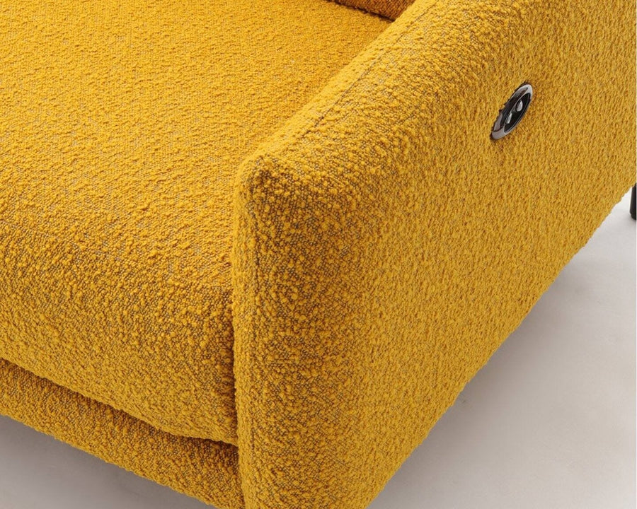 SHEFFIELD RECLINING SOFA Seafield reclining sofa, mustard