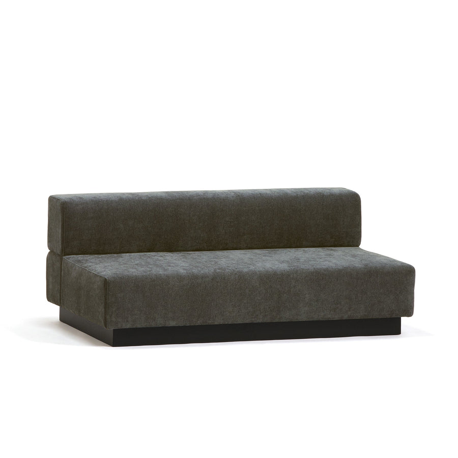 Giorno Armless Sofa 2S Dark Gray