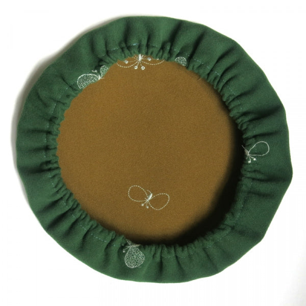 CHOUCHO Green Mushroom Stool Cover