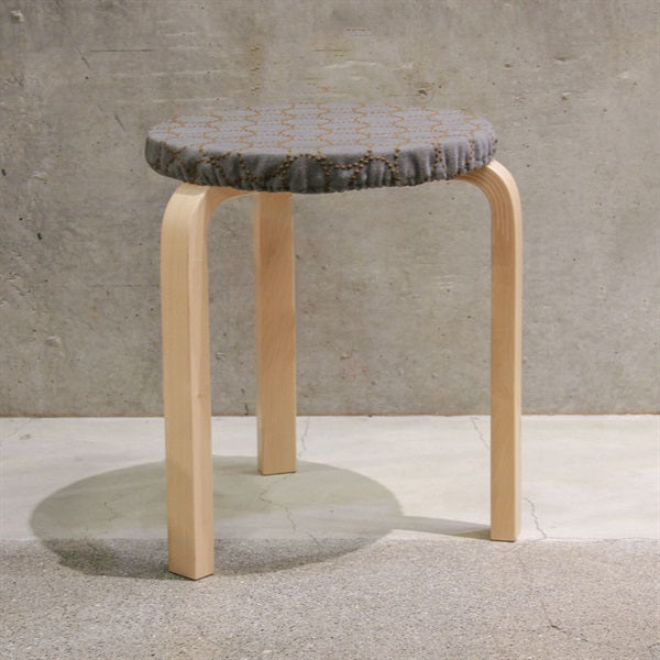 Artek Stool No60 E60 Cover Tambourine Grey
