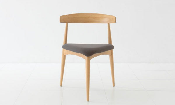 Tri-Leg Chair, Natural, Ultrasuede