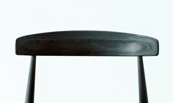 Tri-leg chair, gray dyed Ultrasuede