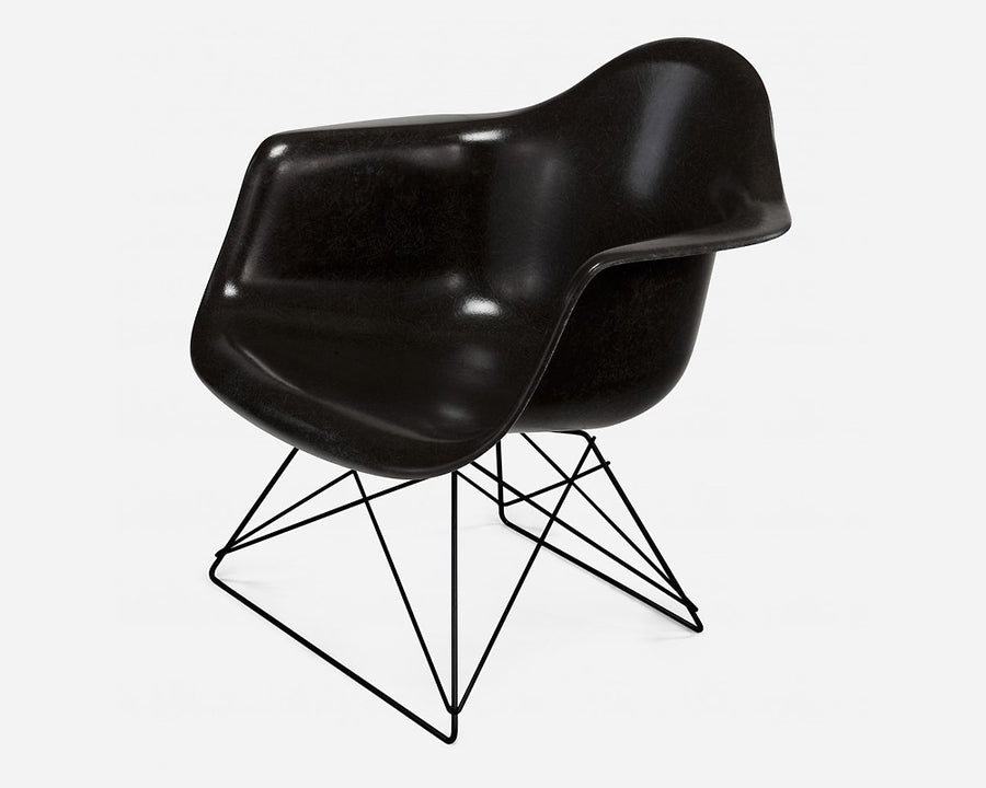 Fiberglass Arm Shell Chair JETBLACK ブラック