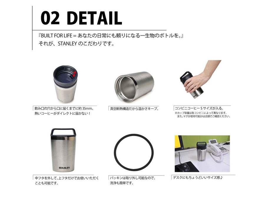 Packable Drink-Thru Vacuum Mug 0.23L