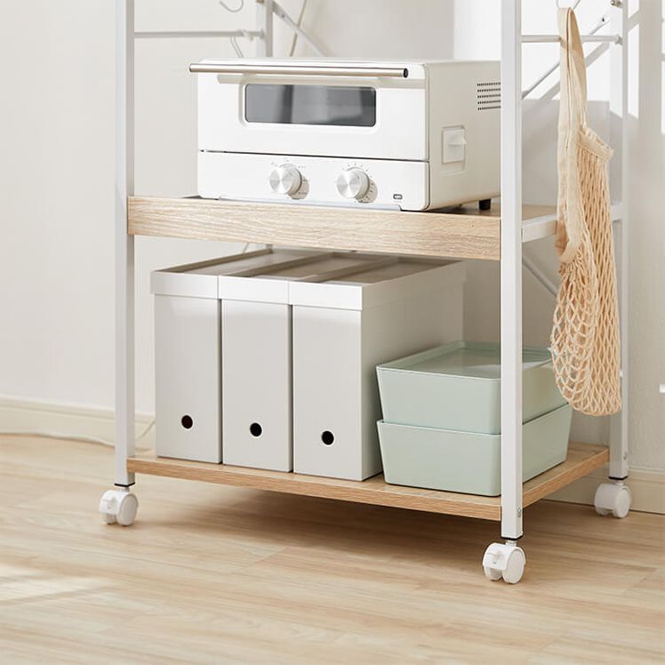 Kitchen cart with casters Range stand