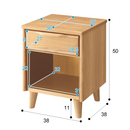 Side table (Asuka 1-tier LBR)