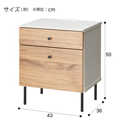 Side table (Molina 2-tier LBR/WW)