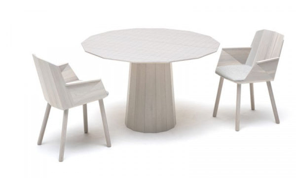COLOUR WOOD Side Armchair, Grain Beige