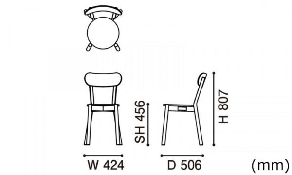 CASTOR CHAIR Pure Oak