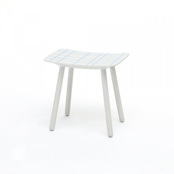 COLOUR STOOL ブルーグリッド
