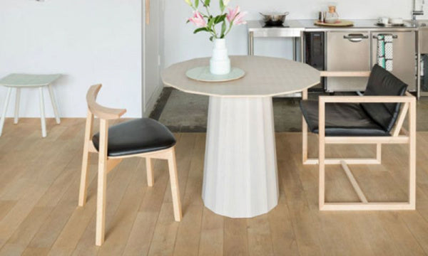 COLOUR WOOD DINING 95 NATURAL DOT