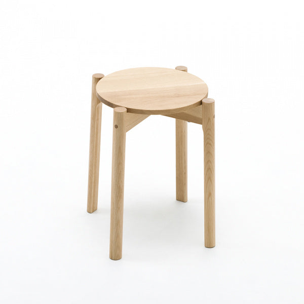 CASTOR STOOL Plus Pure Oak