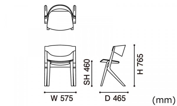 SCOUT CHAIR ピンクホワイト