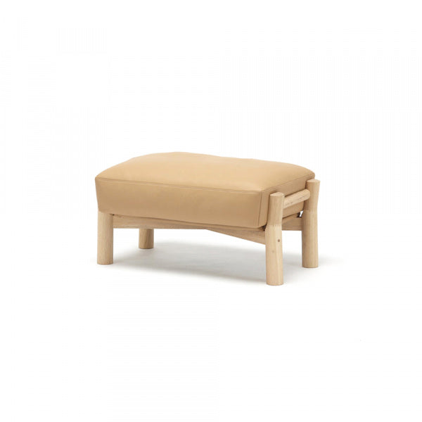 CASTOR SOFA Ottoman Leather Pure Oak