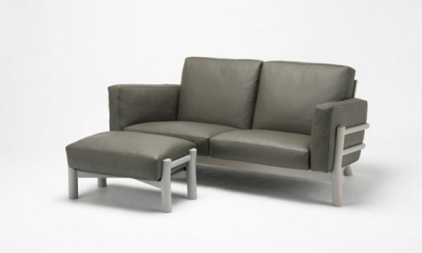 CASTOR SOFA 2人掛 レザー グレイングレー