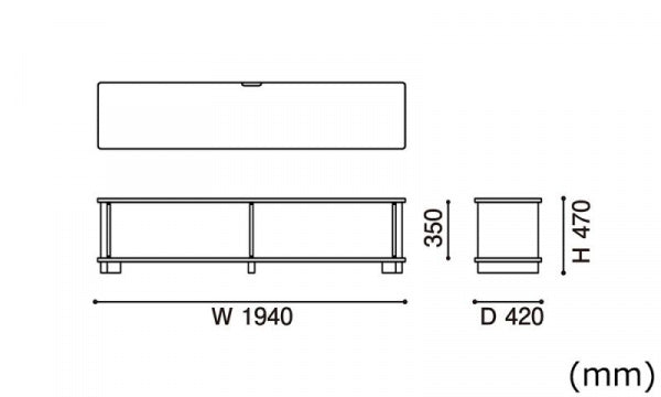 PROP TV-board 200 Black