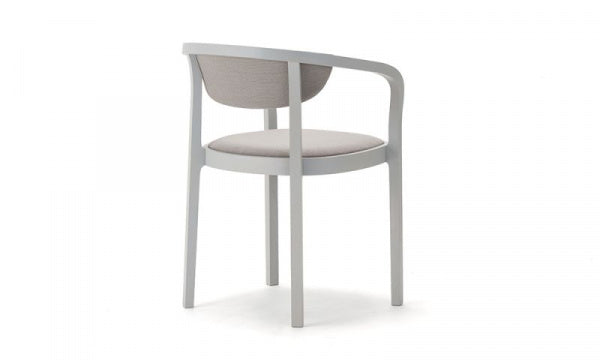 CHESA CHAIR PAD Grain Gray Steelcut Trio 3 Warm Gray
