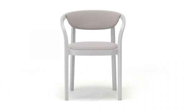 CHESA CHAIR PAD Grain Gray Steelcut Trio 3 Warm Gray
