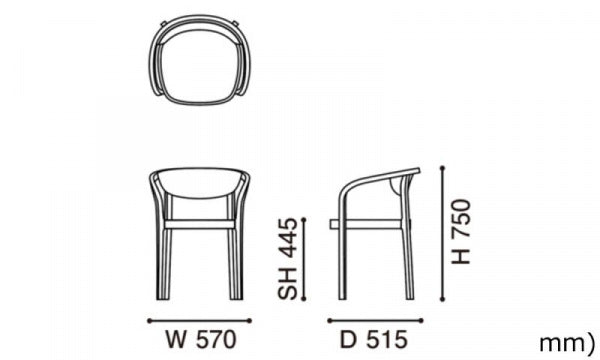 CHESA CHAIR gray green