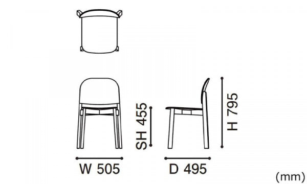 POLAR CHAIR Pure Oak
