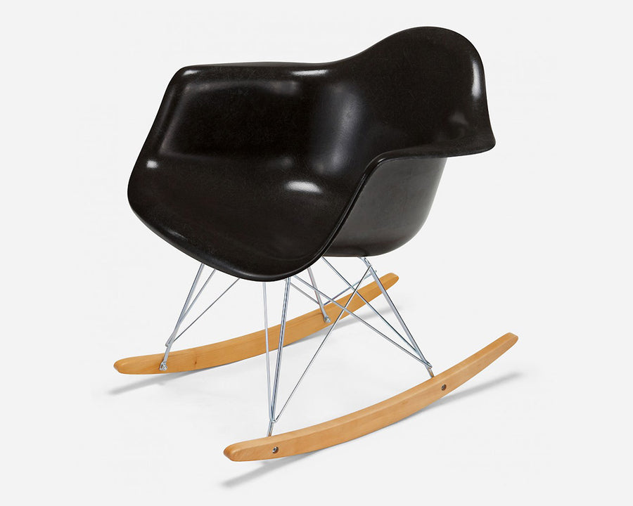 Fiberglass Arm Shell Chair JETBLACK ブラック