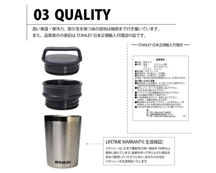 Packable Drink-Thru Vacuum Mug 0.23L
