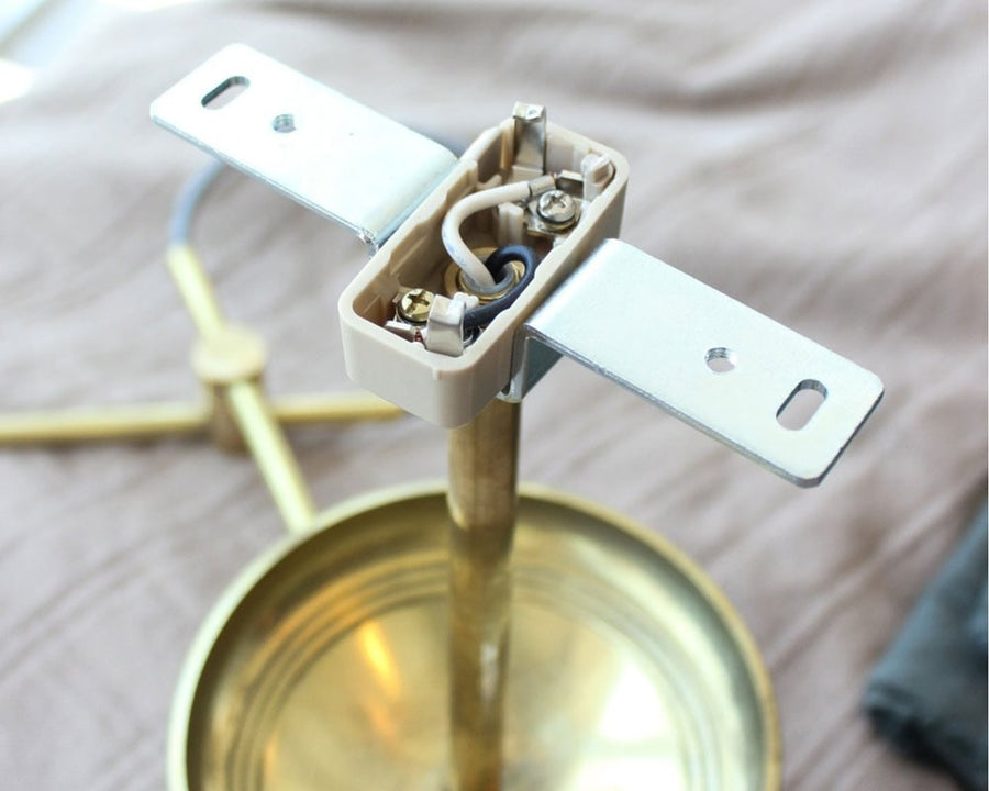 Solid Brass Lamp Tri Loop Lamp Solid Brass Lamp Tri Loop Lamp