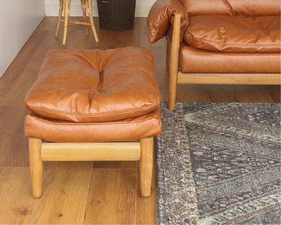 MADEIRA OTTOMAN PU Madeira ottoman PU leather