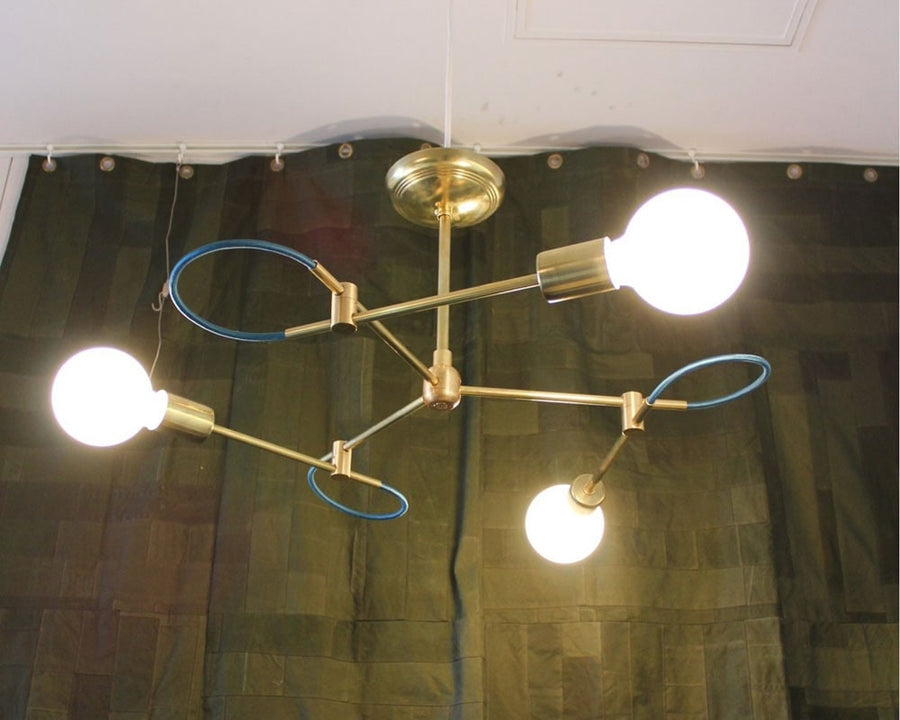 Solid Brass Lamp Tri Loop Lamp Solid Brass Lamp Tri Loop Lamp