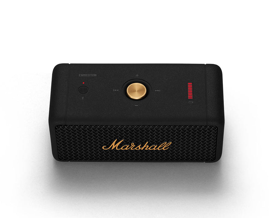 EmbertonⅡ Black and Brass Portable Speaker Emberton 2 Portable Speaker