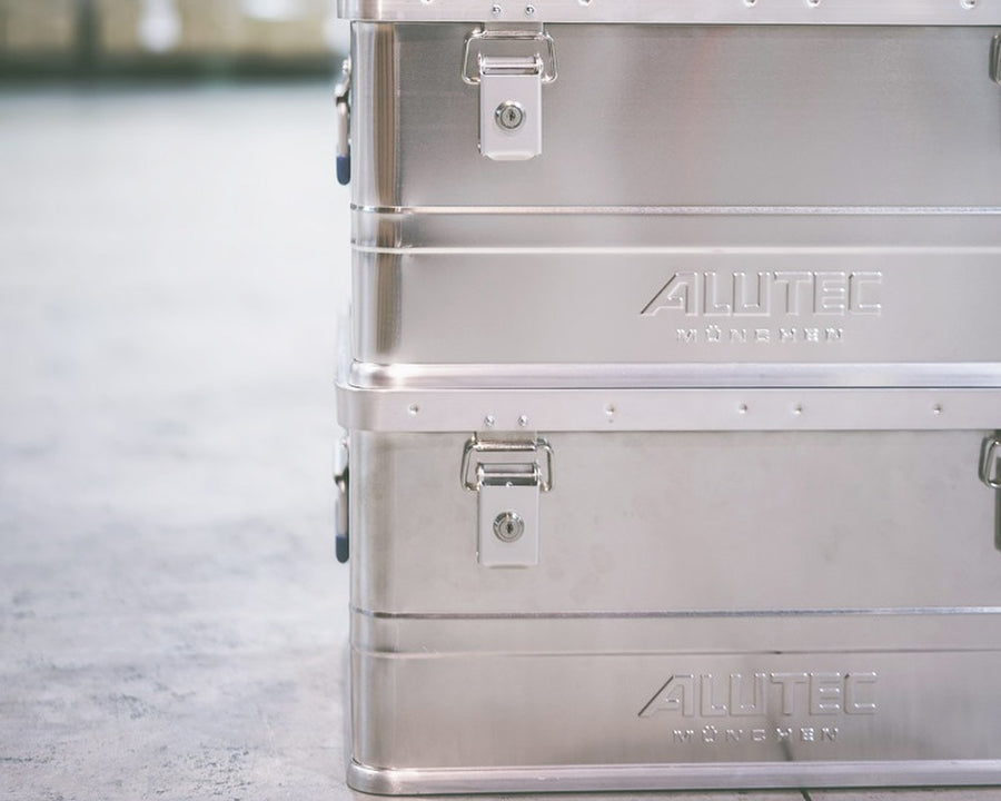 ALUMI CONTAINER CLASSIC Aluminum Container with Lid, Large