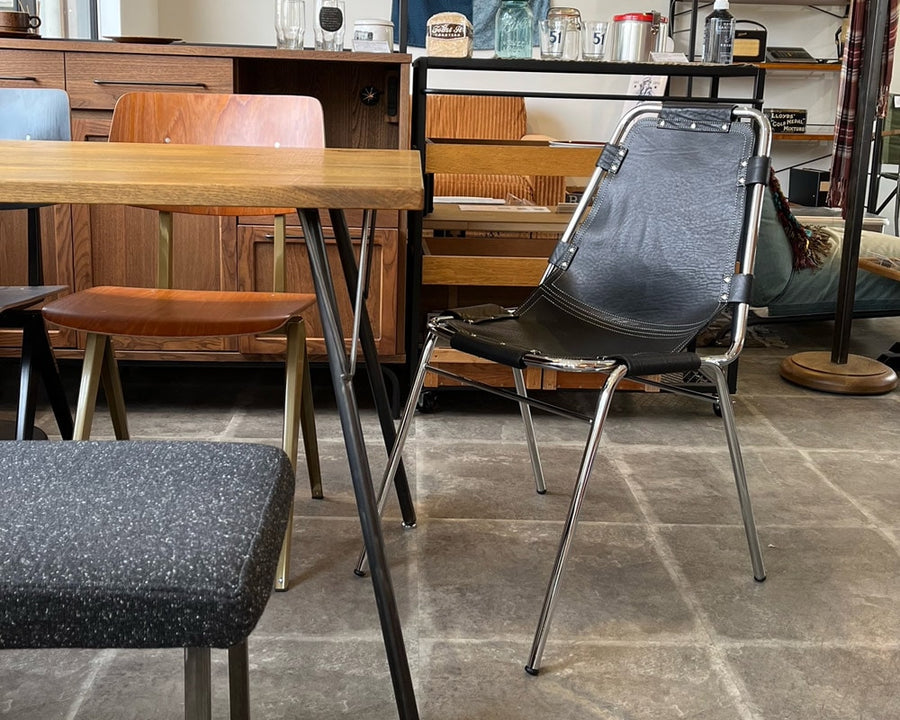 LC-01 Les Arcs Chair Black