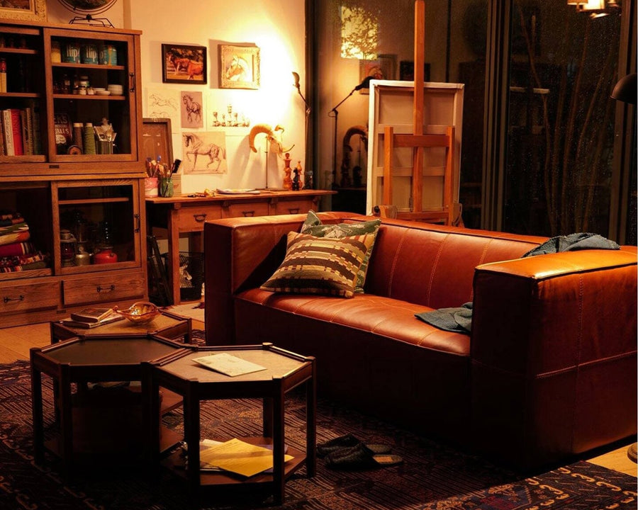 Elverson Sofa Elverson Leather Sofa