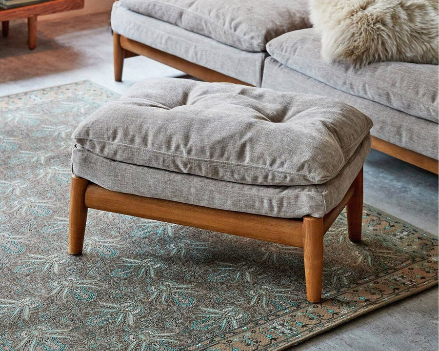 MADEIRA OTTOMAN gray Madeira ottoman gray