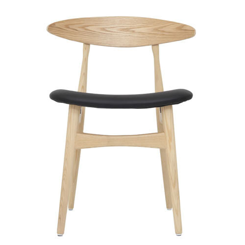 Nordic natural wooden frame dining chair