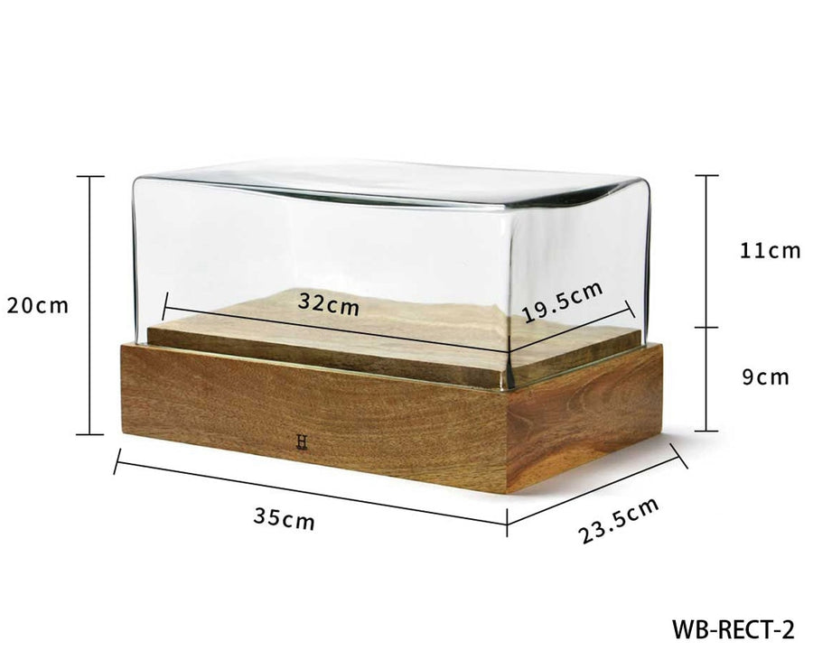 Glass Dome Rectangle WB-RECT-2