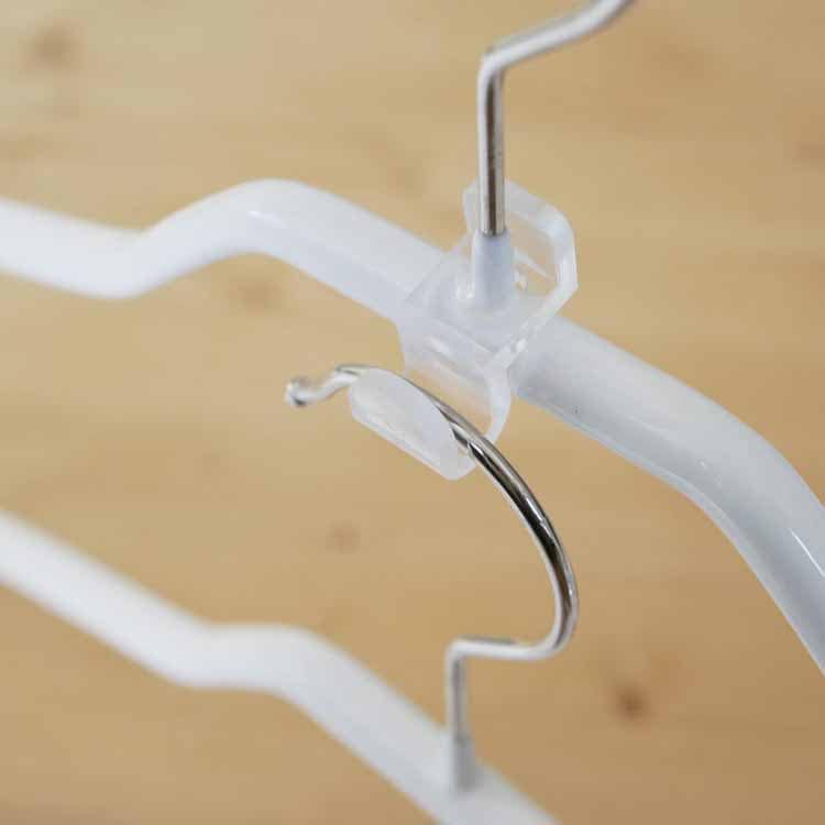Hanger Connectors, Set of 6, Transparent